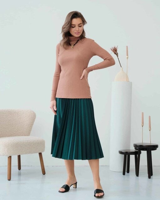 Изумрудная юбка-плиссе Darsia — изображение 9