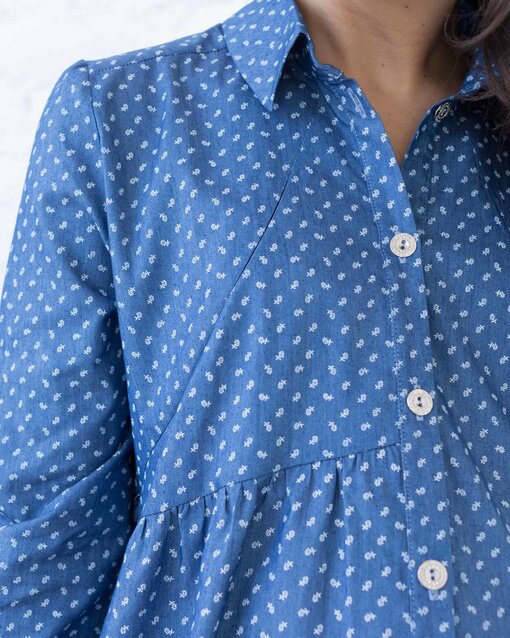 Джинсовое платье для будущих и кормящих мам Naomi New — изображение 3