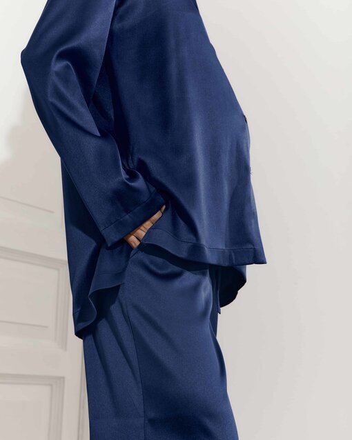 Синий костюм для будущих и кормящих мам Mira — изображение 5