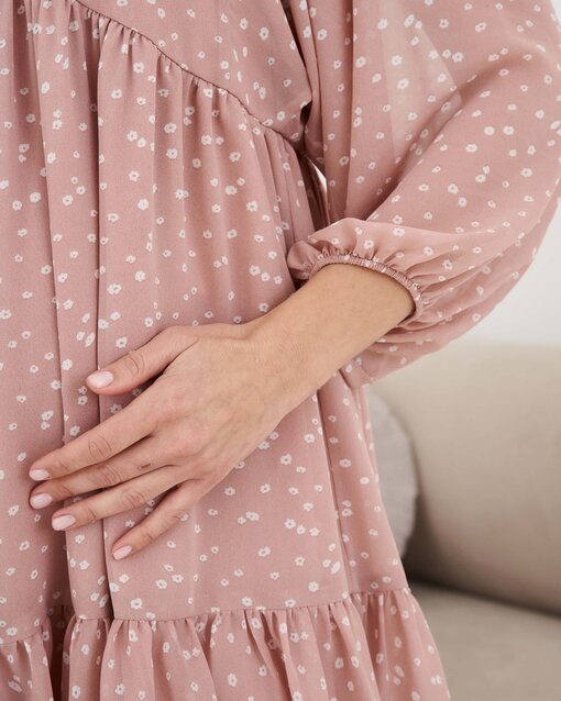 Пудровое платье для будущих мам Brenda — изображение 6