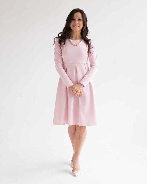 Нежно-розовое платье для беременных и кормящих Darling — изображение 7