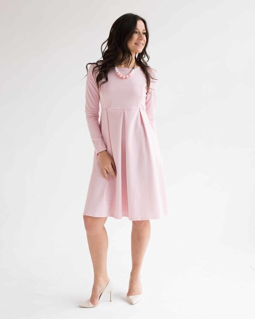 Нежно-розовое платье для беременных и кормящих Darling — изображение 8