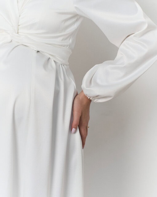 Молочное платье для беременных и кормящих Blush — изображение 10