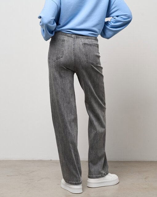 Серые джинсы прямого кроя для будущих мам Andre NEW — изображение 10