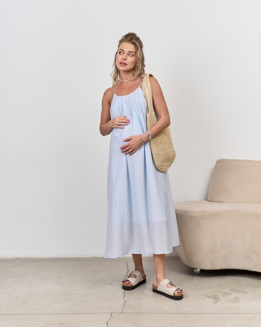Голубой сарафан для будущих мам Carina — изображение 11