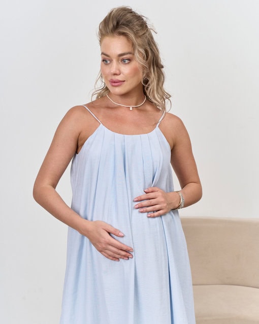 Голубой сарафан для будущих мам Carina — изображение 9