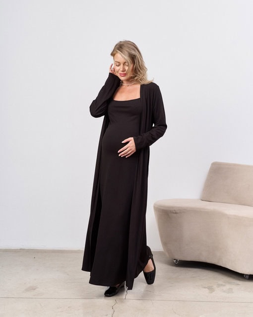 Черный комплект из вискозы Marlen — изображение 3