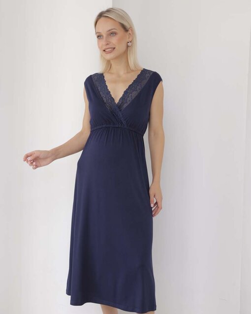 Синий домашний комплект для будущих и кормящих мам Monro — изображение 4