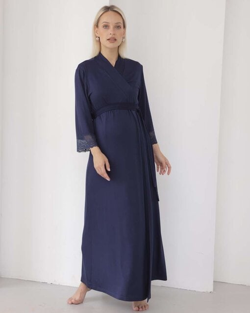 Синий домашний комплект для будущих и кормящих мам Monro — изображение 11