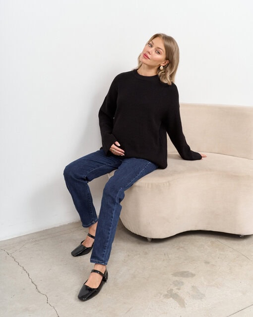 Синие джинсы moms для будущих мам Ross