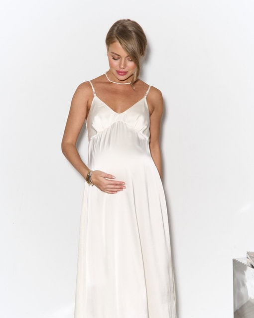 Молочное платье для будущих и кормящих мам Karmen NEW — изображение 3