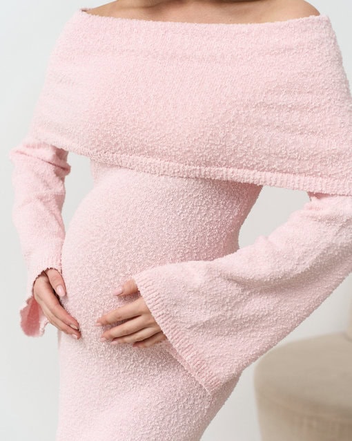 Розовое платье с открытыми плечами Afrodita — изображение 2