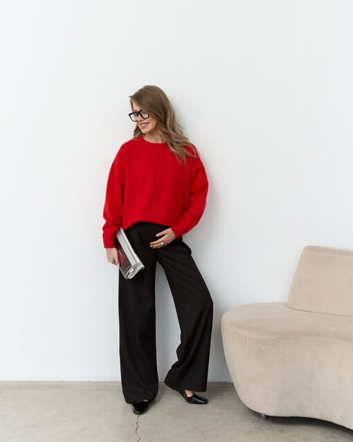 Черные брюки для будущих и кормящих мам Porto — изображение 5