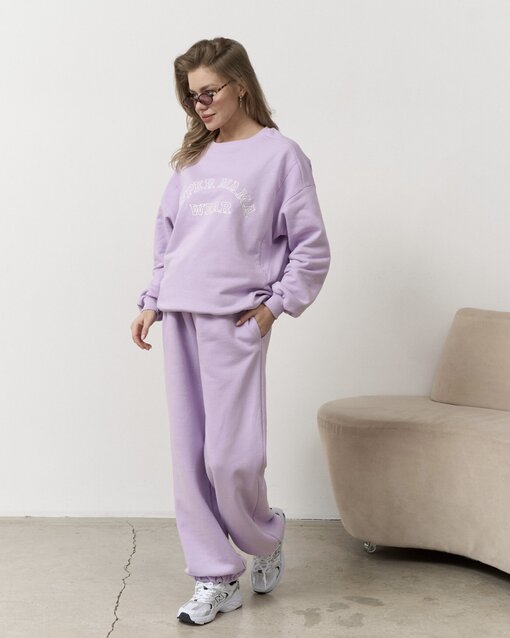 Лавандовые брюки для будущих и кормящих мам Trix