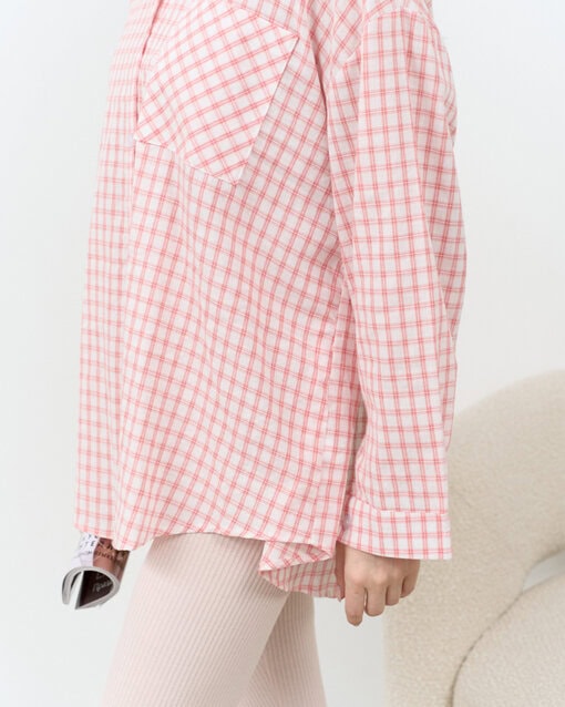 Красная рубашка в клетку Liam — изображение 11