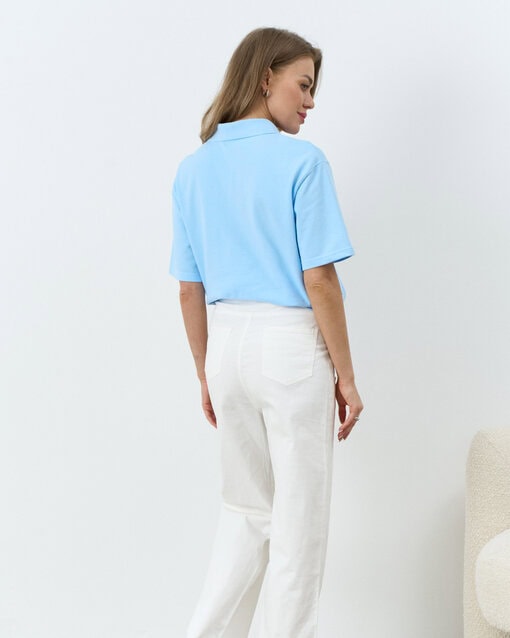 Белые джинсы прямого кроя для будущих мам Andre — изображение 7