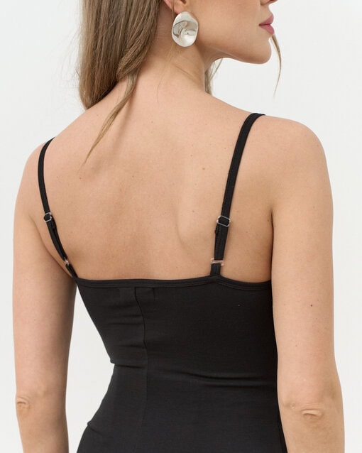 Черный комбинезон с велосипедками Pilates Princess — изображение 3