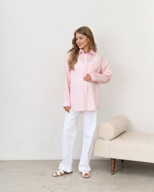 Белые джинсы прямого кроя для будущих мам Vitta — изображение 6