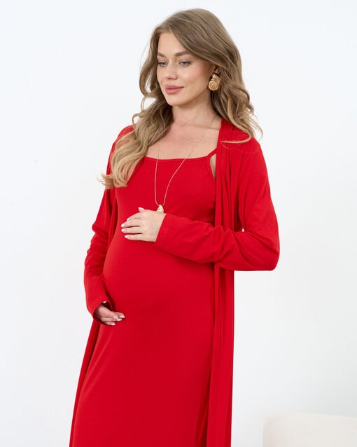 Красный комплект из вискозы Marlen — изображение 6