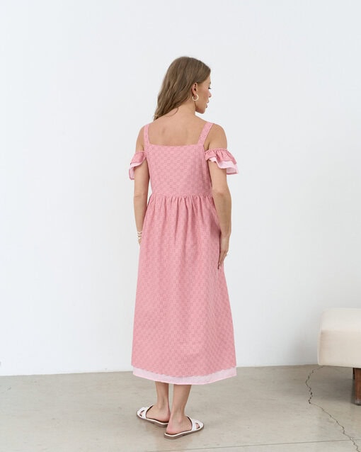 Коралловый сарафан для беременных и кормящих мам Violetta New — изображение 17