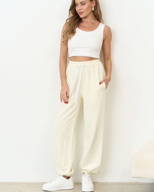 Сливочные брюки для будущих и кормящих мам Trix — изображение 4