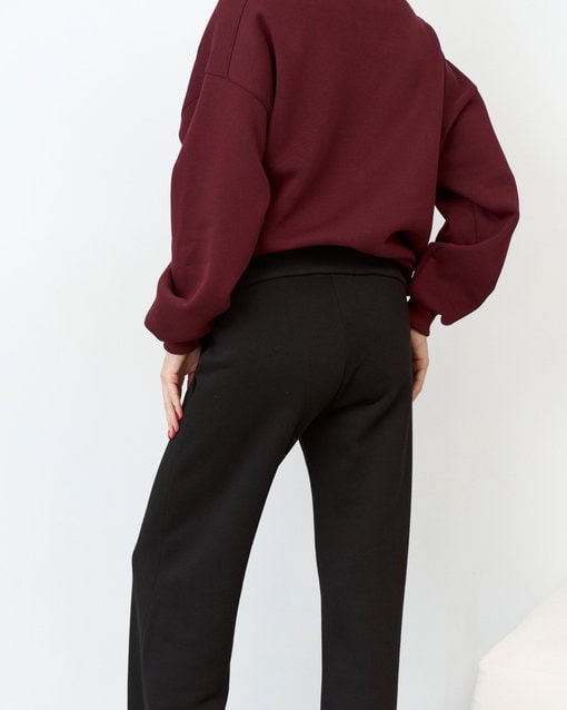 Черные теплые брюки для будущих мам Flex Warm — изображение 12
