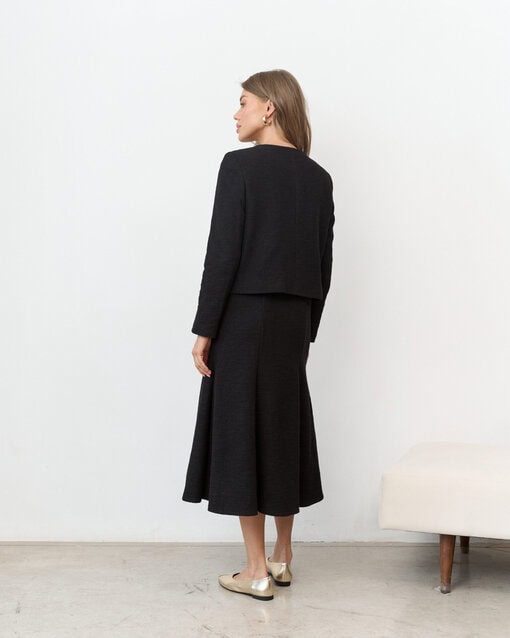 Черная твидовая юбка Gale — изображение 10