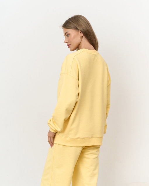 Желтый свитшот для будущих и кормящих мам MOMMY est 2026 — изображение 12