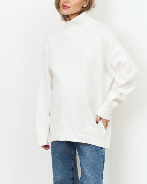 Белый свитер с высоким горлом Shamoni NEW — изображение 5