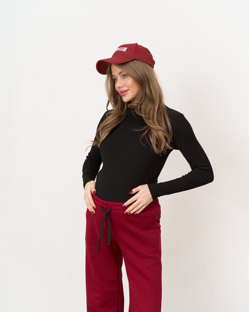 Черная водолазка для беременных и кормящих мам Tilda — изображение 3