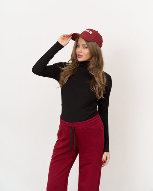 Черная водолазка для беременных и кормящих мам Tilda — изображение 5