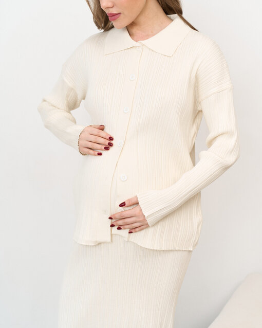 Кремовый костюм с юбкой и кардиганом Dove — изображение 10
