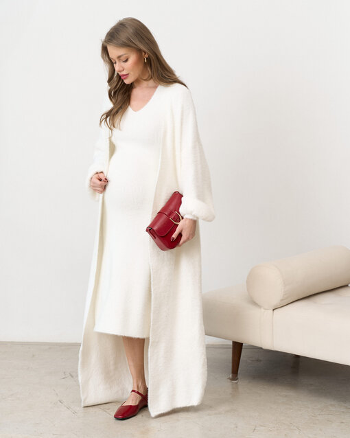 Молочный комплект из пушистой пряжи Opal