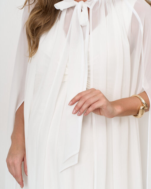 Молочная шифоновая накидка Diva — изображение 4