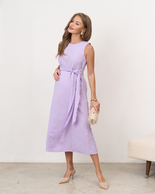 Лавандовое платье для будущих и кормящих мам Malta — изображение 7
