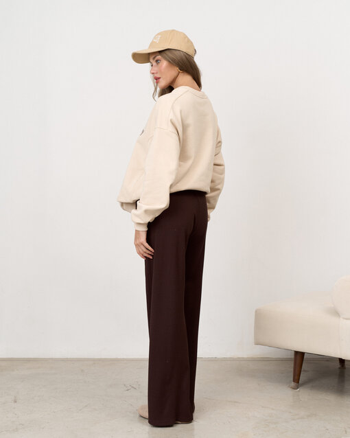 Кремовый свитшот для будущих и кормящих мам Stylish Mommy — изображение 3