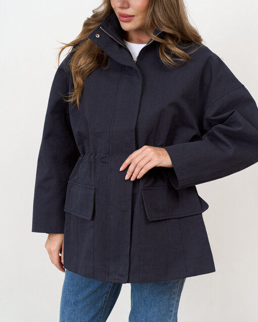 Синяя куртка-парка для будущих и кормящих мам Rain — изображение 2