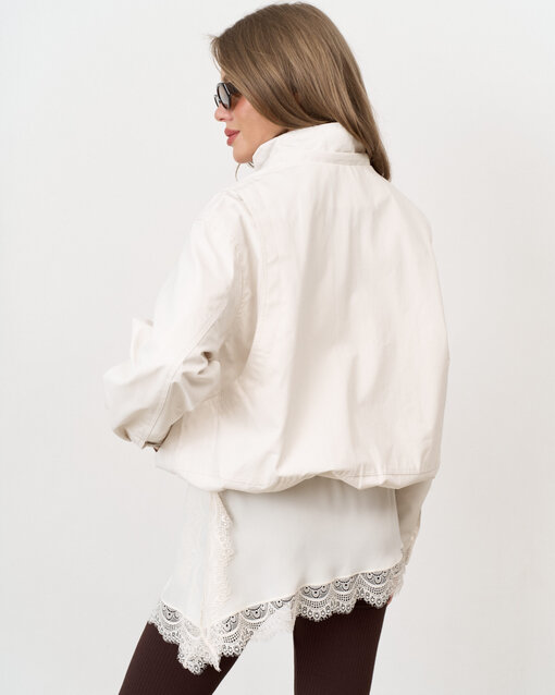 Молочная укороченная ветровка Cherry — изображение 13