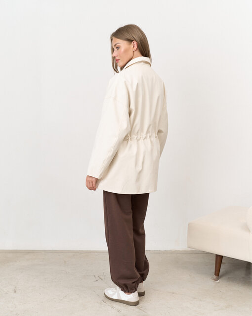 Молочная куртка-парка для будущих и кормящих мам Rain — изображение 2