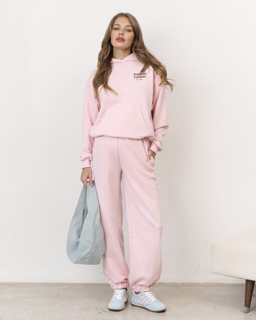 Светло-розовое худи для беременных и кормящих мам Kapusta Fashion — изображение 6