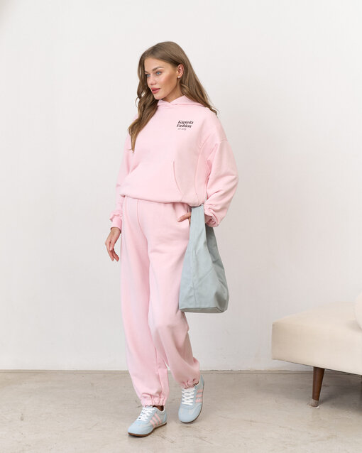 Светло-розовое худи для беременных и кормящих мам Kapusta Fashion — изображение 10