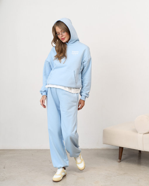 Светло-голубые брюки для будущих и кормящих мам Trix — изображение 4