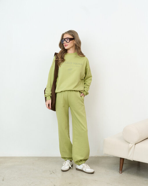 Оливковые брюки для будущих и кормящих мам Trix — изображение 3