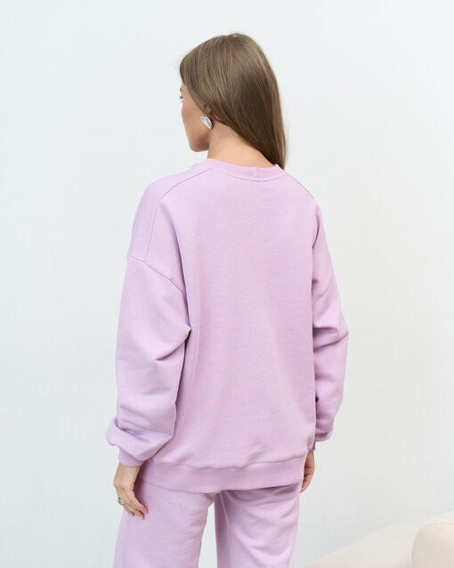 Лавандовый свитшот для будущих и кормящих мам Super Mama — изображение 8