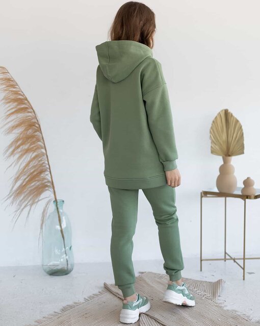 Фисташковое теплое худи для будущих и кормящих мам Sport — изображение 8
