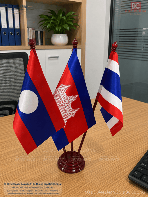 Cờ Để Bàn Đế Gỗ Cao Cấp – Giải Pháp Nâng Tầm Hình Ảnh Doanh Nghiệp, Hội Nghị Và Đối Ngoại - Ảnh 10