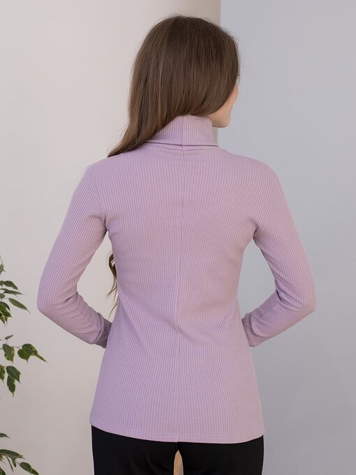 Сиреневая водолазка для беременных и кормящих мам Tilda — изображение 5