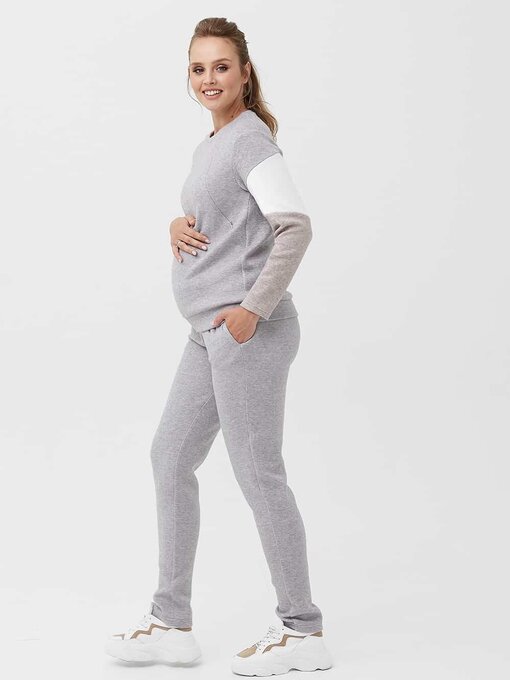 Серый костюм для будущих и кормящих мам Valerio — изображение 3