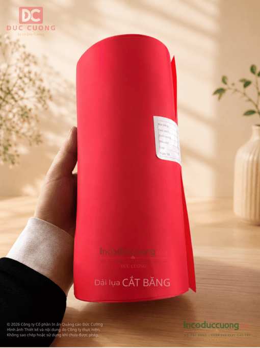 Bộ cắt băng khai trương Đức Cường