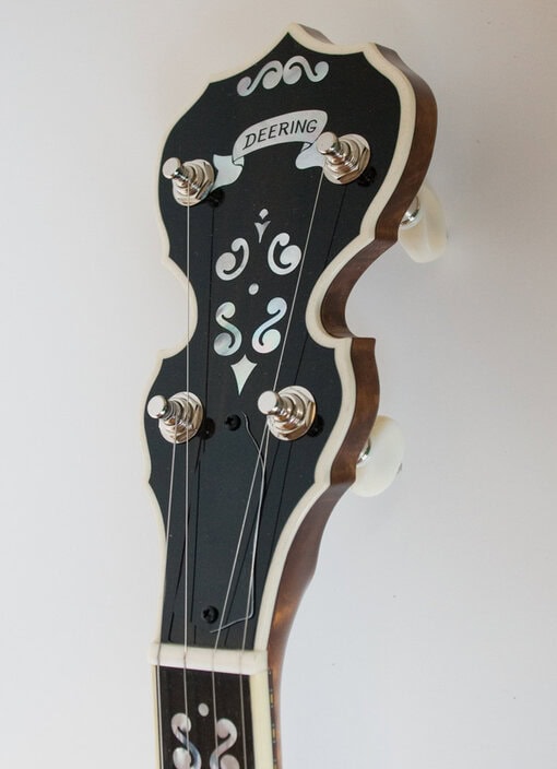 deering calico 5 string banjo